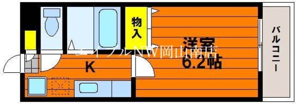 北長瀬駅 徒歩11分 1階の物件間取画像